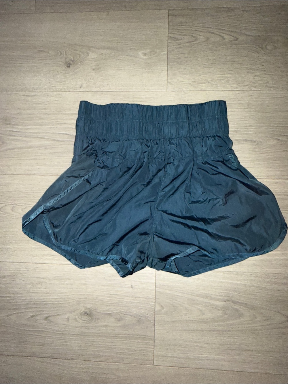 FP Movement by Free People Dark Teal High-Waist Athletic Shorts